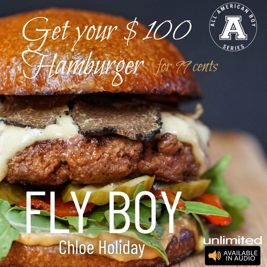 A "hundred dollar hamburger" is an aviation term used in Chloe Holiday's Fly Boy novel.